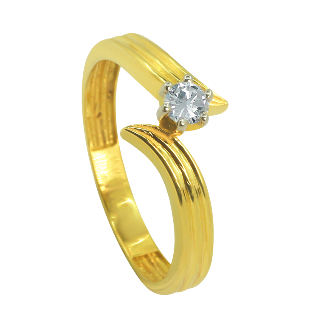 Flâner 18K Gold Diamond Ring D-6481