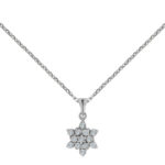 fɾimusə Palladium Diamond Ear Rings BF-12