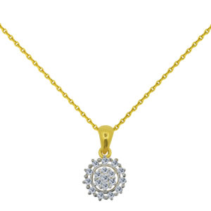 Sentir 18K Gold Diamond Pendant BF-30