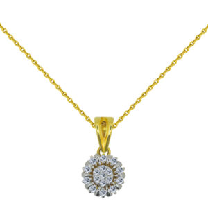 Silencio 18K Gold Diamond Pendant BF-33