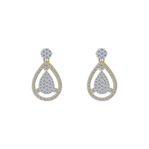 Gentileza 18k Gold Diamond Ear rings BF-57
