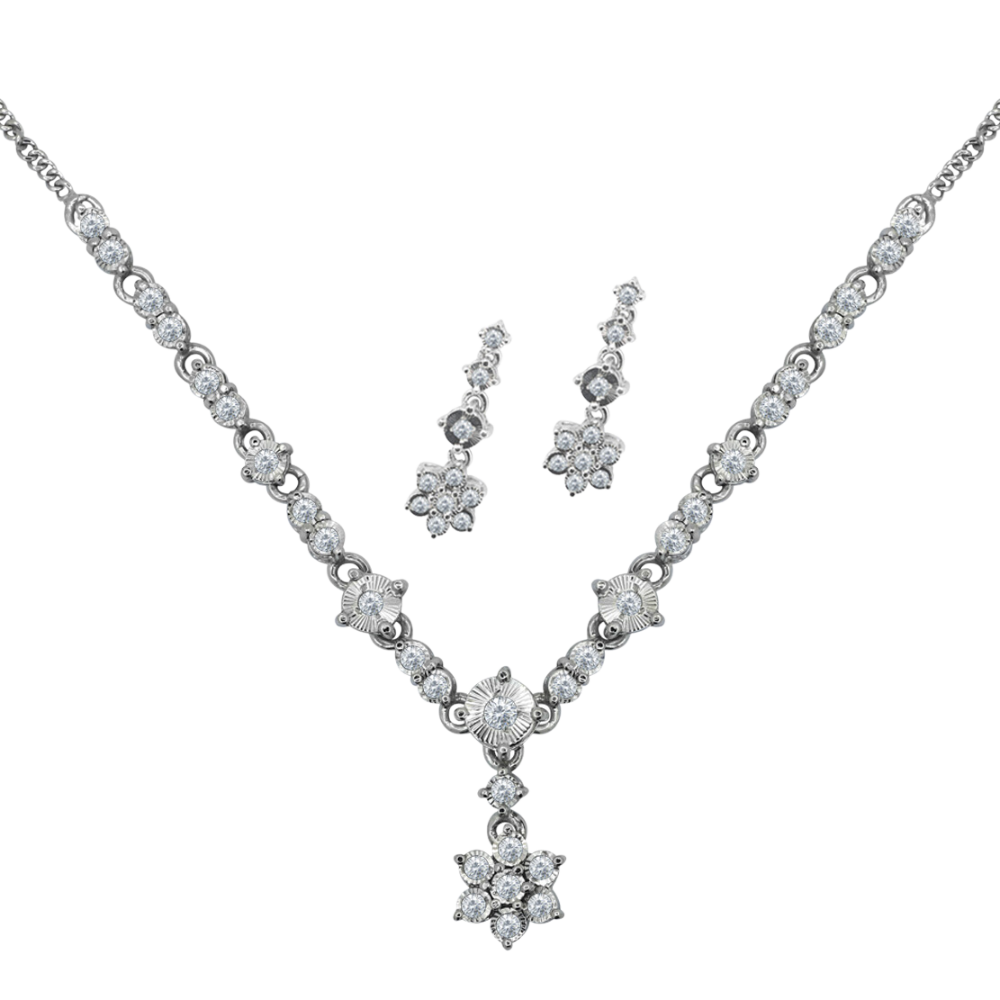 medianoche Palladium Diamond Set # BF-67,68