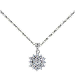 Délicatesse Palladium Diamond Pendant BF-10