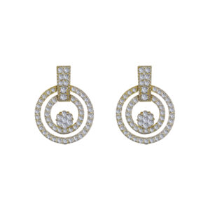 étoile 18k Gold Diamond Ear rings BF-61