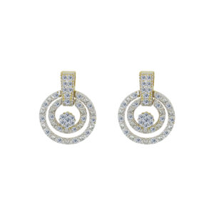 étoile 18k Gold Diamond Ear rings BF-61