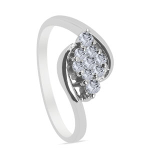 Miette Palladium Diamond Ring D-6500