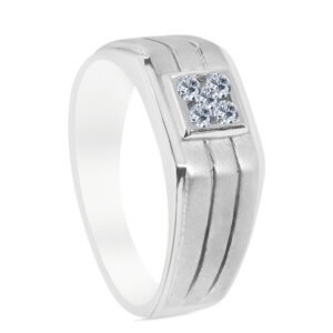 Sérénité Palladium Diamond Ring D-6510