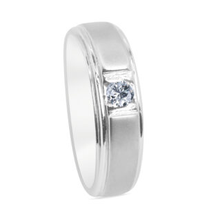 Coquelicot Palladium Diamond Ring D-6513