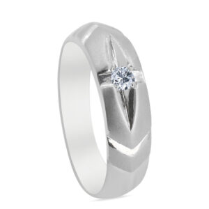 Charmant Palladium Diamond Ring D-6532