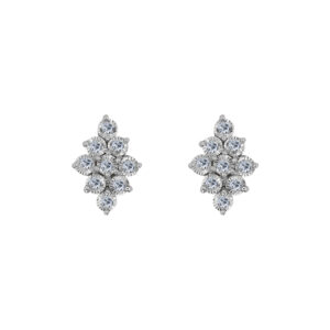 Trésor Palladium Diamond Ear Rings D-6534