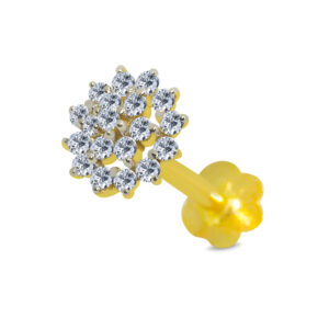 Étoile 18K Gold Nose Pin D-6557