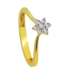 Étincelle 18K Gold Diamond Ring D-6574