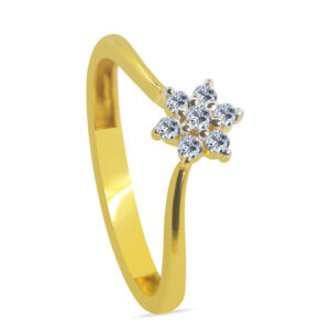 Étincelle 18K Gold Diamond Ring D-6574