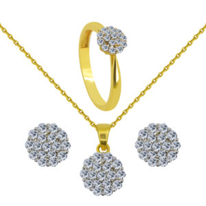 Ravissant 18K Gold Diamond Set D-6576,77,78