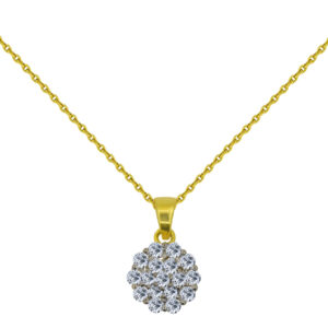 Ravissant 18K Gold Diamond Pendant D-6577