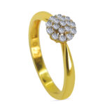 Ravissant 18K Gold Diamond Set D-6576,77,78 (1)