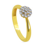 Ravissant 18K Gold Diamond Ring D-6578 Round