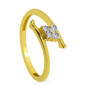 Pétale 18K Gold Diamond Ring D-6605