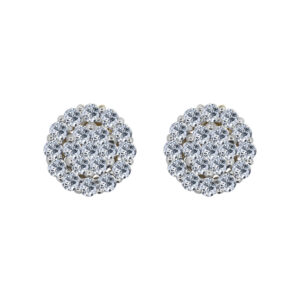 Pétale 18k Gold Diamond Ear rings D-6614