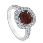 Étreinte Palladium Diamond Set D-6653,54,55 Ring