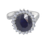 Éphémère Palladium Diamond Ring D-6657 Round