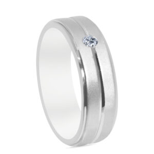 Absolu Palladium Diamond Ring D-6676