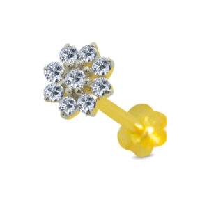 Douceur 18K Gold Nose Pin D-6704
