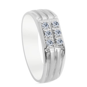 Berceuse Palladium Diamond Ring D-6710