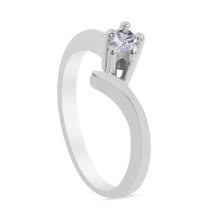 Étendu Palladium Diamond Ring D-6156
