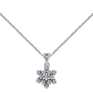 Palladium Diamond Pendant D-6339