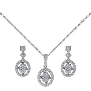 Sincérité Palladium Diamond Set # D-6764,65