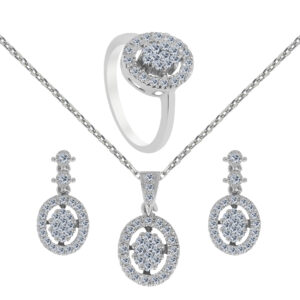 Génial Palladium Diamond Set D-6764,65,93