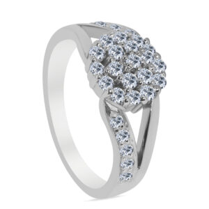 Plaisir Palladium Diamond Ring D-6786