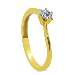 l’amour Gold 18K Diamond Ring D-6164