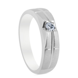 Onirique Palladium Diamond Ring D-6807