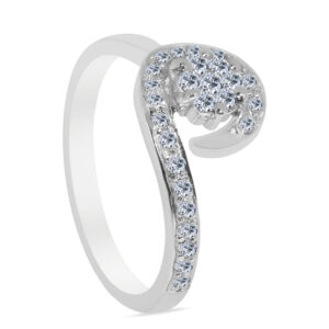 guérir Palladium Diamond Ring D-6746