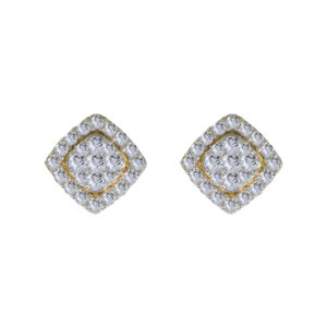 Ravissant 18k Gold Diamond Ear rings D-6831