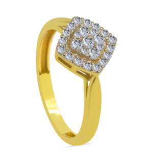 Ravissant 18K Gold Diamond Ring D-6832