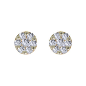 mjɛtə 18k Gold Diamond Ear rings D-6840