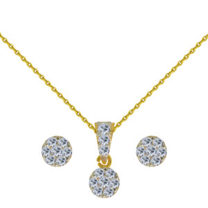 18K Gold Diamond Set D-6840,41