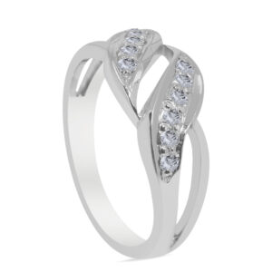 Douceur Palladium Diamond Ring D-6849