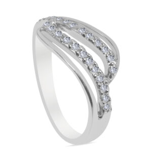 Onirique Palladium Diamond Ring D-6850