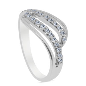 Onirique Palladium Diamond Ring D-6850