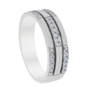 Éphémère Palladium Diamond Ring D-6896