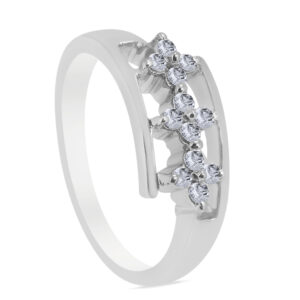 apetisɑ̃tə Palladium Diamond Ring D-6863