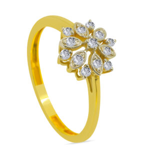 apetisɑ̃t 18K Gold Diamond Ring D-6876