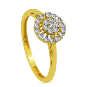 epustuflɑ̃ 18K Gold Diamond Ring D-6877
