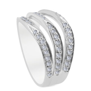 ʃyʃɔte Palladium Diamond Ring D-6868