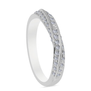 Scintiller Palladium Diamond Ring D-6884