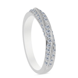 Scintiller Palladium Diamond Ring D-6884